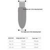 TOCTUS Ironing Board Cover Thick Padding Standard Iron Board Replacement Cover Heat Resistance Ironing Board Covers 3D Three-Dimensional Breathable Fabric(Grey,38x13in(97x33cm)) view 4