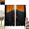AuiMzoo Dinosaur Curtains, Kids Boys Girls Raptors Dinosaurs Cute Space Planet Decorative Theme, Bedroom Living Room Nursery Blackout Curtains63X63 Inch view 3