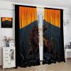 AuiMzoo Dinosaur Curtains, Kids Boys Girls Raptors Dinosaurs Cute Space Planet Decorative Theme, Bedroom Living Room Nursery Blackout Curtains63X63 Inch view 4