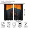 AuiMzoo Dinosaur Curtains, Kids Boys Girls Raptors Dinosaurs Cute Space Planet Decorative Theme, Bedroom Living Room Nursery Blackout Curtains42X45 Inch view 2
