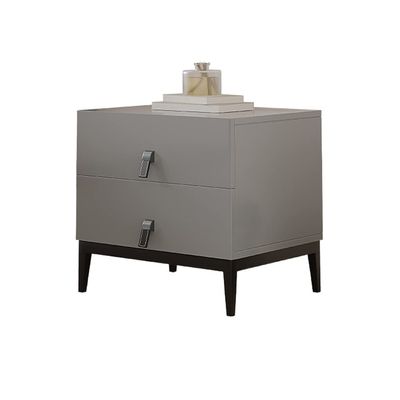 BNNP Nightstands Indoor Square Bedside Table Double Drawer Locker Living Room Coffee Table Sofa Side Table Bedroom Storage Cabinet Bedside Tables