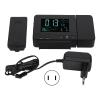 Alvinlite Digital Alarm Clock|Ceiling Projection Clock|8 Colors Backlight Color Temperature Weather Display Snooze Function USB Alarm Clock 100240V |US| Projection Clocks view 3