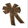 1 Pcs 10" Hand Made Orange & Brown Fall Plaid Wired Wreath Bow Thanksgiving Autumn view 3