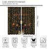 Egyptian Statue Blackout Curtains,Black Background Ancient Golden Egyptian Hieroglyphs Alphabet Pattern Window Drapes,Ancient Culture Asbstract Thermal Insulated Curtains for Living Room 84x84in view 2