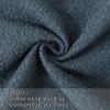 Jeneoo Grey Blue Decorative Square Thick Accent Throw Pillow Covers Fine Textured Boucle Couch Cushion Case for Sofa Decor, Set of 2, 20 x 20 Inch view 3