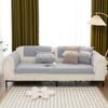 vctops Lace Sofa Couch Cover with Pearls, Soft Chenille Sectional Couch Covers Luxury Sofa Slipcover Furniture Protector for Dogs Cats Pet, 1 Piece/Not All Set (Light Grey,35"x82") view 2