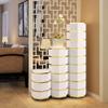 Enzo Metal Rotating Shoe Cabinet, Corner Shoe Shelf, 360 Tower Shoe Rack - Vertical, Freestanding Shoe Storage, Large Holding, Modern Entrance Organizer view 2