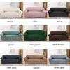 ZGSYH Covers for Sofa Chaise Longue Elastic Right/Left Arm,L Shape Sofa Cover with Skirt,Anti-Scratch Couch Cushion Covers Adjustable Sofa Covers 1/2/3/4 Seats for Living Room (Color : Wine red, Siz view 2