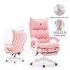 Computer Office Chair Swivel Task Chair Swivel Office Chair Home Ergonomic Comfortable Sedentary Backrest Gaming Chair Computer Chair with Adjustable Armrest Ergonomic Desk Chair ( Color : White , Siz view 4
