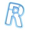 Sweet Prints Inc Letter R Cookie Cutter - Dishwasher Safe (3") view 1