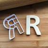 Sweet Prints Inc Letter R Cookie Cutter - Dishwasher Safe (3") view 3