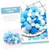 Ciieeo 4pcs Crafting Materials of Pompoms for Creative Decorations Suitable for Hats Clothes Accessories and Scrapbooking view 4