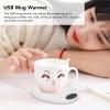 USB Mug Warmer Constant Temp Adjustable Electric Beverage Heating Plate for Ceramic Coffee Cups (White) view 4