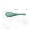 Cooking Spoons Soup Spoon Celadon Cutlery Green Lotus Pattern Spoon, Suitable for Soup, Gravy, Cake, Oatmeal, Dumplings Table Spoons view 2