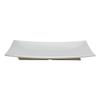 11.5" W Large Modern White Melamine Rectangular Serving Plates Platters Set Of 2 view 1