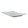 11.5" W Large Modern White Melamine Rectangular Serving Plates Platters Set Of 2 view 3