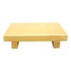 1 Pcs Of Japanese Korean Cuisine Sashimi Sushi Kimbap Geta Bamboo Wood Serving Plate 10" L view 1