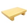 1 Pcs Of Japanese Korean Cuisine Sashimi Sushi Kimbap Geta Bamboo Wood Serving Plate 10" L view 2