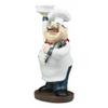 1 Pcs Be Our Guest French Bistro Chef Holding Plates and Utensils Figurine 10.5" view 4