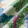 BLESFEST Pack of 2, Chinoiserie Pillow Cover 16 x 16 Inch Asian Scenic Coral and Green Throw Pillow Covers Linen Farmhouse Tree Leaves Pillow Case Cushion Covers for Sofa Couch Living Room view 4
