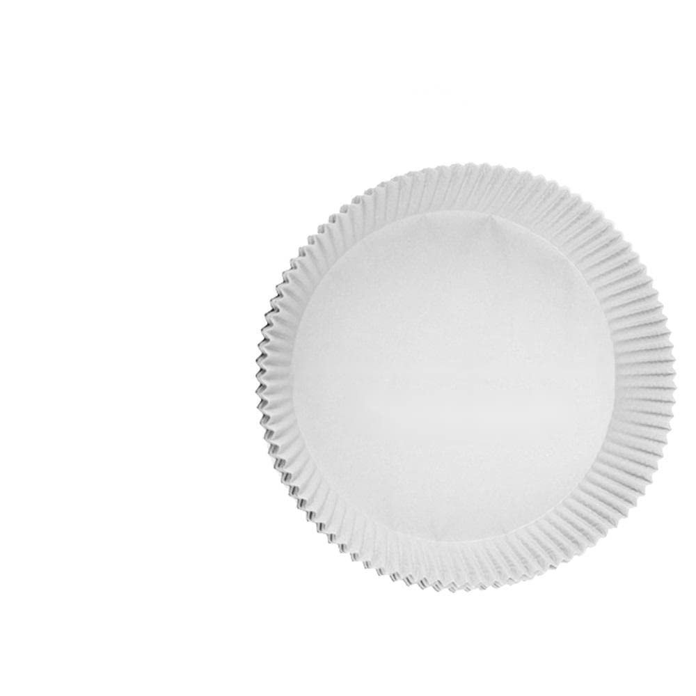 50/100 Pieces Air Fryer Disposable Parchment Liner Greaseproof Paper Tray Non Stick Baking Mat Air Fryer Accessories Round (Color : 50Pcs 16cm Round W)