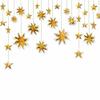 2017 Party decoration Kit star Garland,3D Paper Star Banner,Party Supplies,Christmas Birthday Wedding Adds - (Color: Silver) view 1