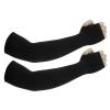 JUSDIQIR Sun Protection Arm Sleeves With Thumb Holes for Men Women, Cooling Compression UV Arm Cover, Outdoor Sports Sleeve (Black 1 pair) view 1