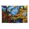 YNEE Tapestry Baroque Shards of Stained Glass Angel Devil Genesis Van Gogh Stars Tapestry Aesthetic Tapestry Wall Tapestry Home Decor for Living Room Bedroom 40"x60" view 1
