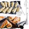 AMBESTAR Cream Horn Molds, 16 Pack 5 Inch Pastry Roll Molds with Piping Bags Reusable, Cleaning Brush, Long Cream Icing Piping Nozzle Baking Accessories Tool for Mum and Baker view 4