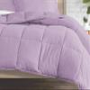 AHJ Beddings 5 Piece Comforter Set with 12 inches Deep Pocket Sheet Set and 500GSM Comforter - 600 Thread Counts, 100% Egyptian Cotton - Full Size, Lilac Solid view 3