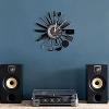 12In Wall Clock Silent Non-Ticking Cooking Set Wall Clock Knife Fork Spoon Vinyl Record Kitchen Home Decor Quartz Watch view 4