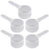 29.6 mL Plastic Measuring Packaging Scoop (= 6 teaspoon/ = 29.6 cc/ = 2 tablespoons/ 1 fl oz), Medium Handle - to Measure and Dispense Spices, Granules, Powders, for Seeds Packing (5) view 1