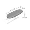 HONMEET Convenient Ironing Board Mini Ironing Rack Folding Sleeve Board Stool for Home Easy to Clean view 2