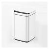 DYPASA Wastepaper Basket Household Trash Can with Lid Long Cylindrical Induction Kitchen Trash Bin Touchless Metal Garbage Bin with Cockroach Box, Powered by Batteries Garbage Can (Size : 13L) view 1