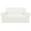 Easy-Going 100% Waterproof Oversized Loveseat Couch Cover, Dual Waterproof Sofa Cover, Stretch Jacquard Sofa Slipcover, Leakproof Furniture Protector for Kids, Pets, Dog and Cat, Cream view 1