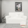 Easy-Going 100% Waterproof Oversized Loveseat Couch Cover, Dual Waterproof Sofa Cover, Stretch Jacquard Sofa Slipcover, Leakproof Furniture Protector for Kids, Pets, Dog and Cat, Cream view 2