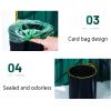 DYPASA Wastepaper Basket Creative Foot-Operated Trash Can with Lid Barrel-Shaped Stainless Steel Household Garbage Can Light Luxury Pedal Trash Bin Garbage Can (Color : Black, Size : 12L) view 4