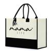 FORBIDDEN PAPER Mama Handbag - Mothers Day & Birthday Gift Tote Bag for Women, New Moms & Moms-to-Be - Beach, Travel & Shopping Bag for Travel & Holiday Vacation view 1