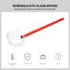 CALLARON Clear High Borosilicate Glass Teaspoon Japanese Style Tea Spoon for Home Use Food-grade Material for Tea Rooms and Restaurants and Elegant Design view 2