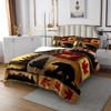 Erosebridal Patchwork Rustic Cabin Quilt Set King,Woodland Animal Deer Bear Coverlet Set Farmhouse Lodge Bedspread Set for Men Women Camping Mountain Pine Trees Bedding Set with 2 Pillow Cases view 3