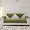 vctops Chenille Sofa Cover Couch Cover Luxury Hexagram Jacquard Sectional Couch Covers Non Slip Sofa Slipcover Furniture Protector for Kids Dogs Pet,1 Piece/Not All Set (Green,27"x70") view 2