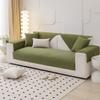 vctops Chenille Sofa Cover Couch Cover Luxury Hexagram Jacquard Sectional Couch Covers Non Slip Sofa Slipcover Furniture Protector for Kids Dogs Pet,1 Piece/Not All Set (Green,27"x70") view 3