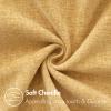 MIULEE Pack of 2 Couch Throw Pillow Covers 20x20 Inch Soft Gold Chenille Pillow Covers for Sofa Living Room Spring Home Decor Couch Solid Dyed Cases view 2