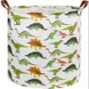 HIYAGON Dinosaur Kids Laundry Hamper Baby Laundry Basket Cute Kids Hamper Toy Storage Bin Boys Hamper and Girls Dinosaur Room Decor(Toy Dinosaur) view 1