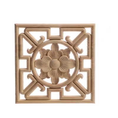 Wood Mouldings Wood Carving Door Onlay Wood Applique Wood Decal Antique Retro Long Leaves Wooden Cabinet Furniture Corner,F3,15