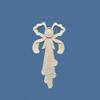 Wood Oak Carved Wave Flower Onlay Decal Corner Applique for Home Furniture Decor Decorative Wood Carved Long Applique,04 view 1