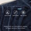 Bedsure GentleSoft Bedding Fleece Blanket for Girls and Boys - Soft Cozy Cute Small Throw Blankets for Travel, 43x55 Inches, Navy view 3