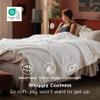 Bedsure GentleSoft King Size Blanket for Bed - Cozy Soft Blankets for Women, Cute Large Bedding Fleece Throws for Girls, Off White, 108x90 Inches view 3