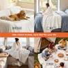 Bedsure GentleSoft King Size Blanket for Bed - Cozy Soft Blankets for Women, Cute Large Bedding Fleece Throws for Girls, Off White, 108x90 Inches view 4
