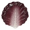 12"L Kitchen Ceramic Fresh Red Cabbage Shaped Dinner Serving Plates Set Of 3 view 2
